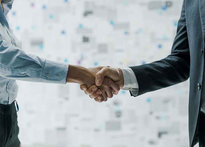 shaking hands